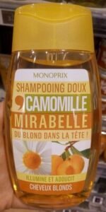 Monoprix Shampooing doux camomille mirabelle