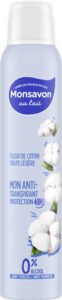Monsavon Monsavon Déodorant Anti-transpirant Spray Femme Fleur de Coton 200ml