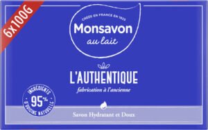 Monsavon Monsavon Savon Lavant Antibactérien L’Authentique 6x100g