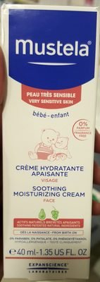 Mustela Crème hydratante apaisante visage