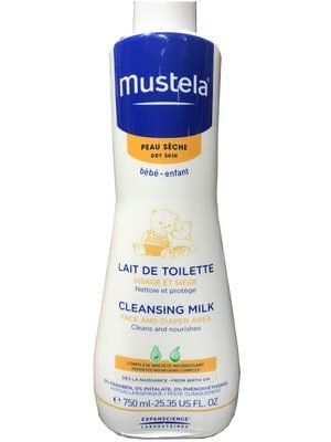 Mustela Lait de toilette peau sèche