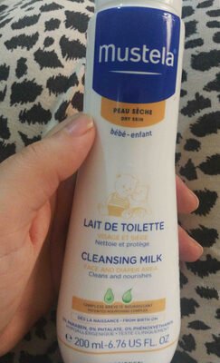 mustela lait de toilette