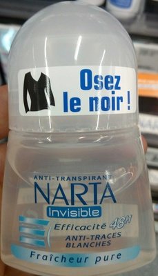 Narta Anti-Tranpirant Invisible Fraîcheur pure 48H