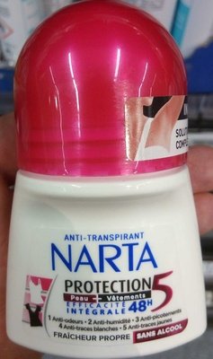 Narta Anti-transpirant Protection 5 Peau + Vêtements