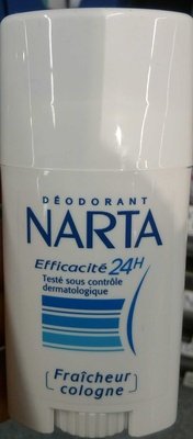 Narta Déodorant Efficacité 24h Fraîcheur Cologne