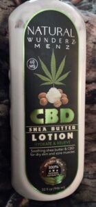 Natural Wunderz Menz CBD lotion