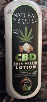 Natural Wunderz Menz CBD lotion