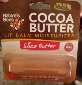 Nature’s Bees Cocoa butter lip balm