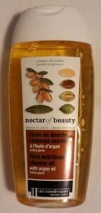 Nectar or beauty Huile de douche richesse nutritive  à l’huile d’argan