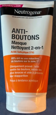 Neutrogena Anti-boutons Masque Nettoyant 2-en-1