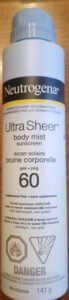 Neutrogena Ultra Sheeran Body Mist Sunscreen