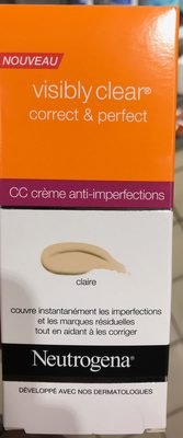 Neutrogena Visibly Clear Correct & Perfect CC Crème Claire