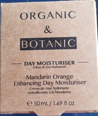 Organic & Botanic Mandarin Orange Enhacing Day  Moisturiser