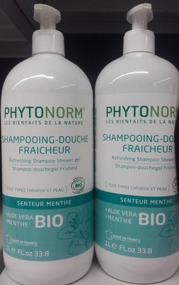 Phytonorm Shampooing-douche fraicheur senteur Menthe