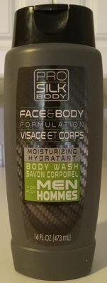 Pro Silk Face & Body Formulation Moisturizing Body Wash for Men