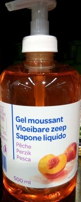 Produits Blancs Gel moussant Pêche