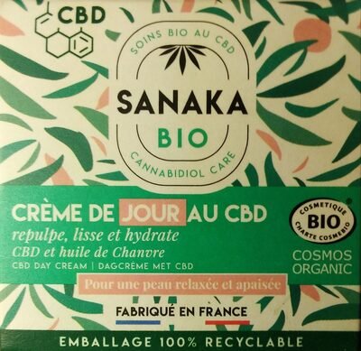 Sanaka bio Crème de jour au cbd