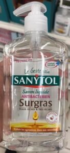 Sanytol Savon liquide antibactérien surgras