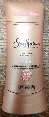 Shea Moisture Coconut and hibiscus antiperspirant deoderant