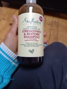 Shea moisture jamais annoncé black castor oil