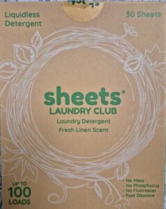 Sheets Laundry Club Laundry Detergent Fresh Linen Scent