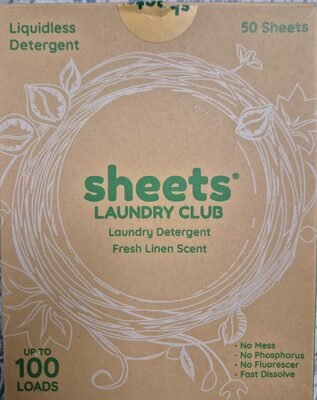 Sheets Laundry Club Laundry Detergent Fresh Linen Scent