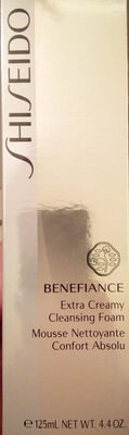 Shiseido Benefiance mousse nettoyante confort absolu