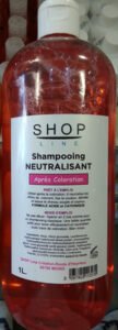 Shop line Shampooing neutralisant après coloration