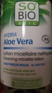 So’Bio Etic Eau micellaire hydratante Hydra Aloe Vera