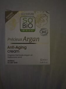 Sobio Crème Visage Anti-âge à L’argan Bio