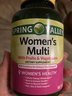 Spring Valley Women’s Multi With Fruits & Vegetables