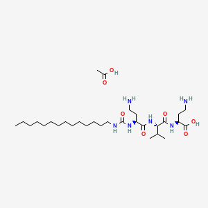 TETRADECYL AMINOBUTYROYLVALYLAMINOBUTYRIC UREA ACETATE