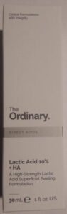 The Ordinary Lactic Acid 10% + HA