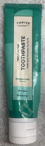Thrive Market Triple Action Toothpaste Peppermint