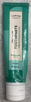 Thrive Market Triple Action Toothpaste Peppermint
