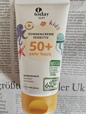 Today sun Sonnencreme Sensitiv 50+ (kids)