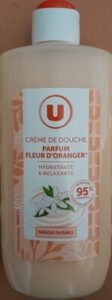 U Crème de douche Parfum fleur d’oranger