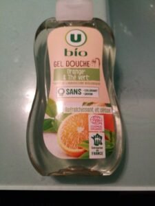 U Gel douche bio Orange & Thé vert