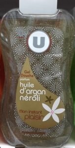 U Gel douche parfum Huile d’argan Néroli Mon instant plaisir