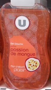 U Gel douche parfum Passion de mangue Mon instant plaisir