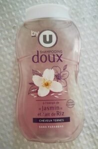 U Shampoing doux jasmin et lait de riz cheveux ternes