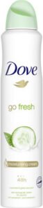 Unilever, Dove Dove Déodorant Femme Spray Anti Transpirant Go Fresh Concombre