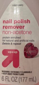 Up&Up non-acetone nail polish remover