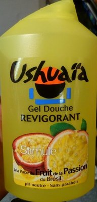 Ushuaïa Gel Douche Revigorant à la Pulpe de Fruit de la Passion du Brésil