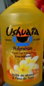 Ushuaïa Polynésie Huile de douche ensoleillante Huile de Monoï & Fleur de Tiaré
