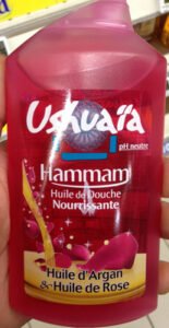Ushuaia Huile de douche nourrissante hammam à l’huile d’Argan et à l’huile de rose