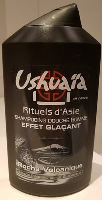 Ushuaia Rituels d’Asie Shampooing Douche Homme Effet Glaçant Roche Volcanique