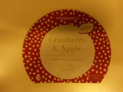 Vitamasque Cranberry & Apple Limited Edition