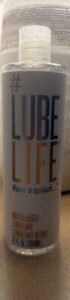 Water-based lubrifiant intime
