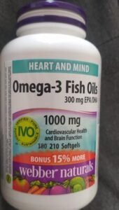 Webber Naturals Omega-3 Fish Oils 1000mg